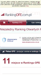 Mobile Screenshot of pekao.rankingofe.com.pl